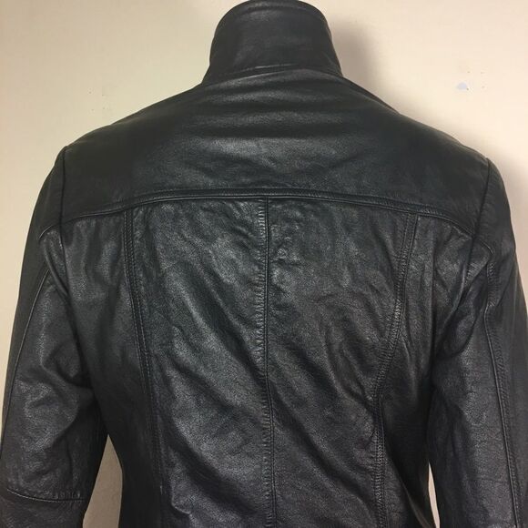 Wilsons Maxima Black Leather Jacket - Picture 7 of 13